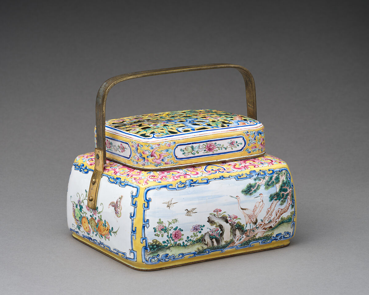 Hand Warmer, Painted enamel, China