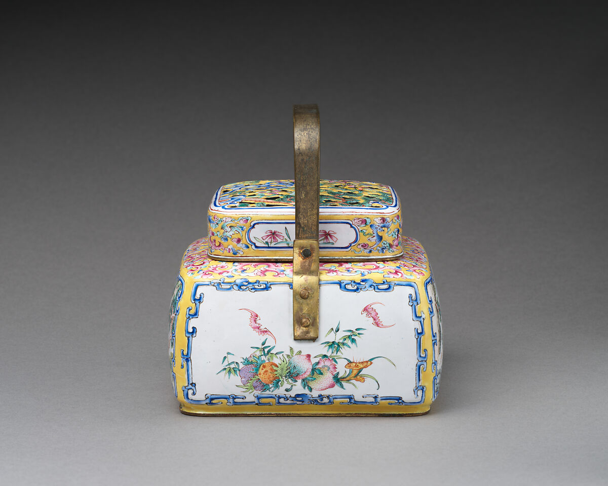 Hand Warmer, Painted enamel, China