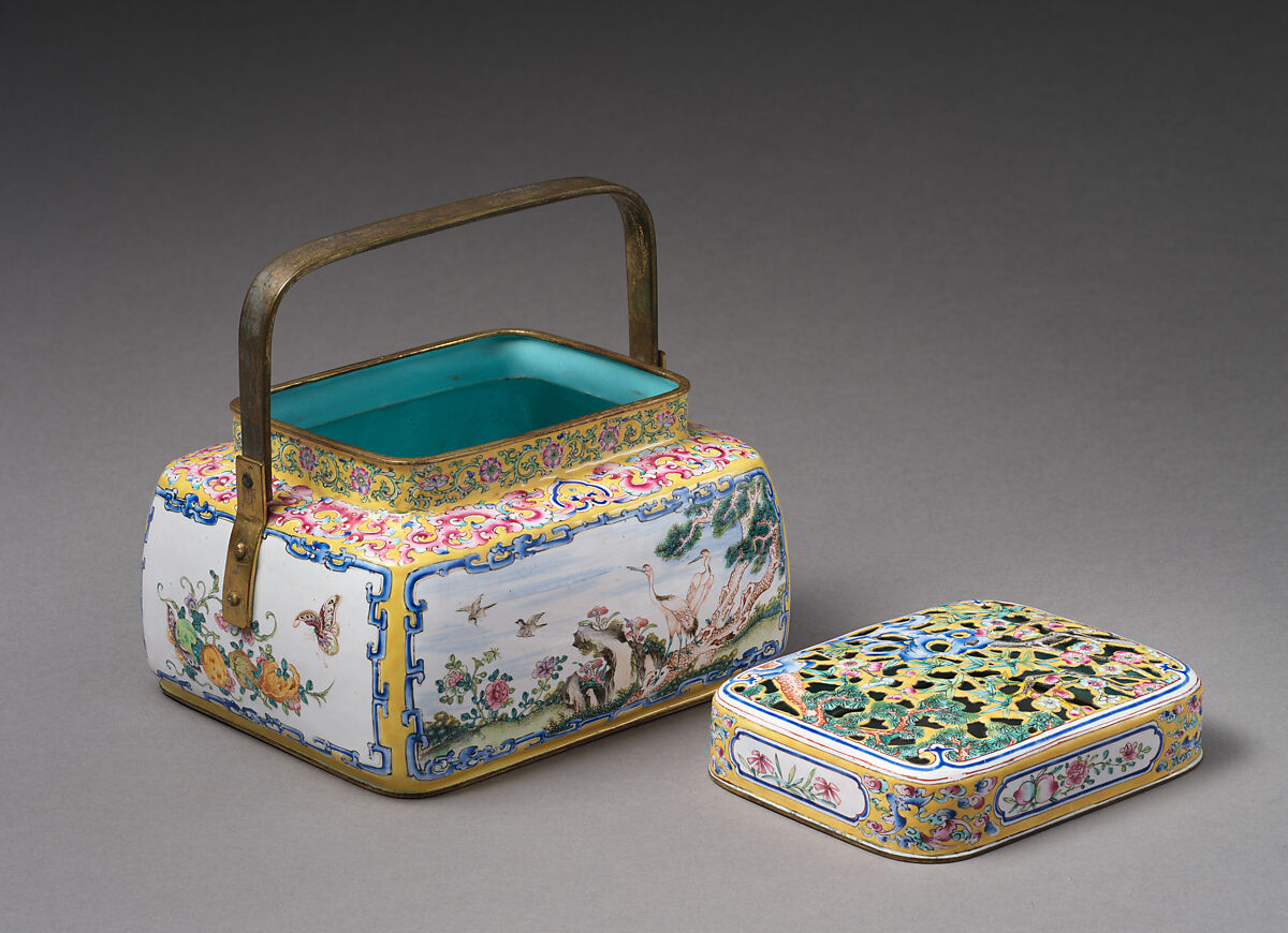 Hand Warmer, Painted enamel, China