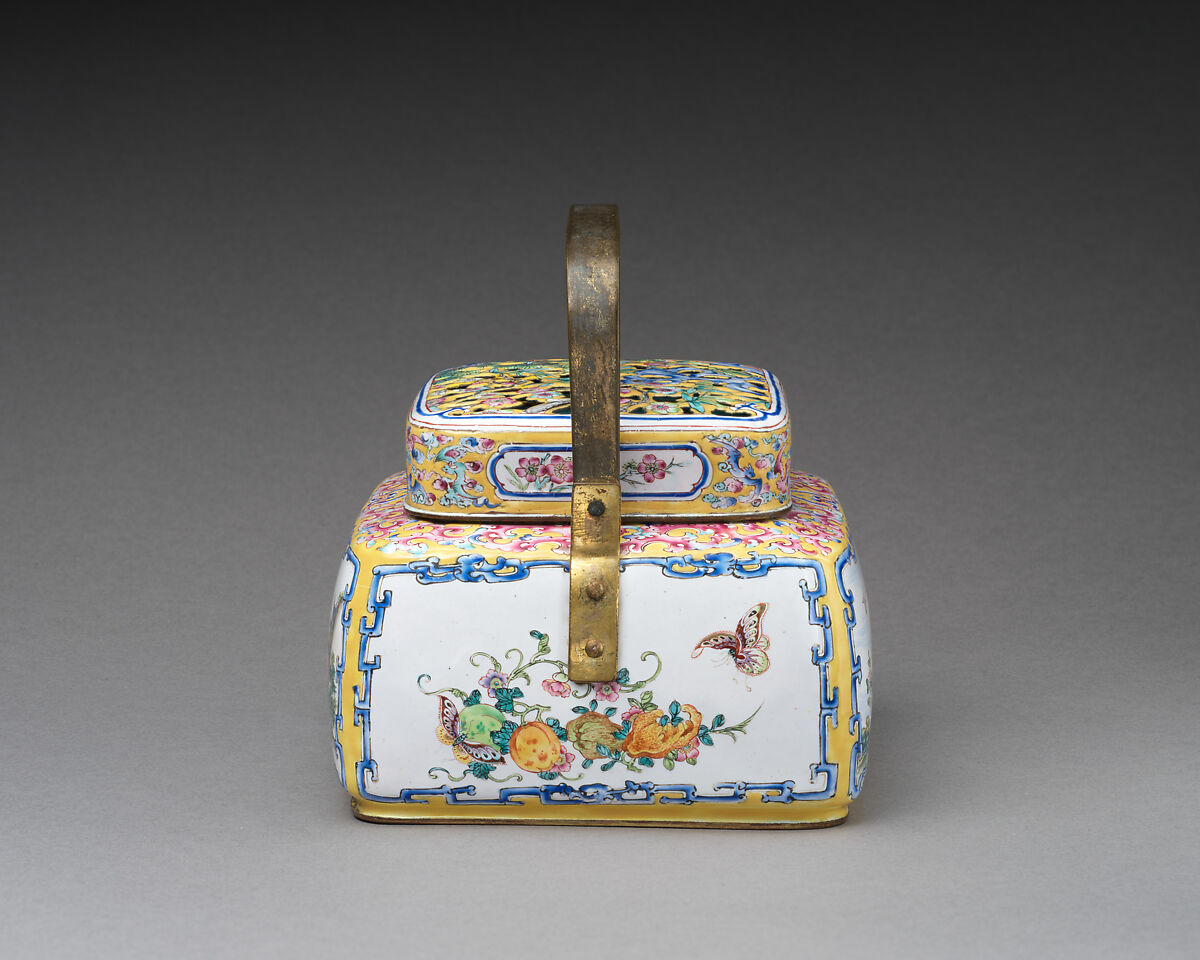 Hand Warmer, Painted enamel, China