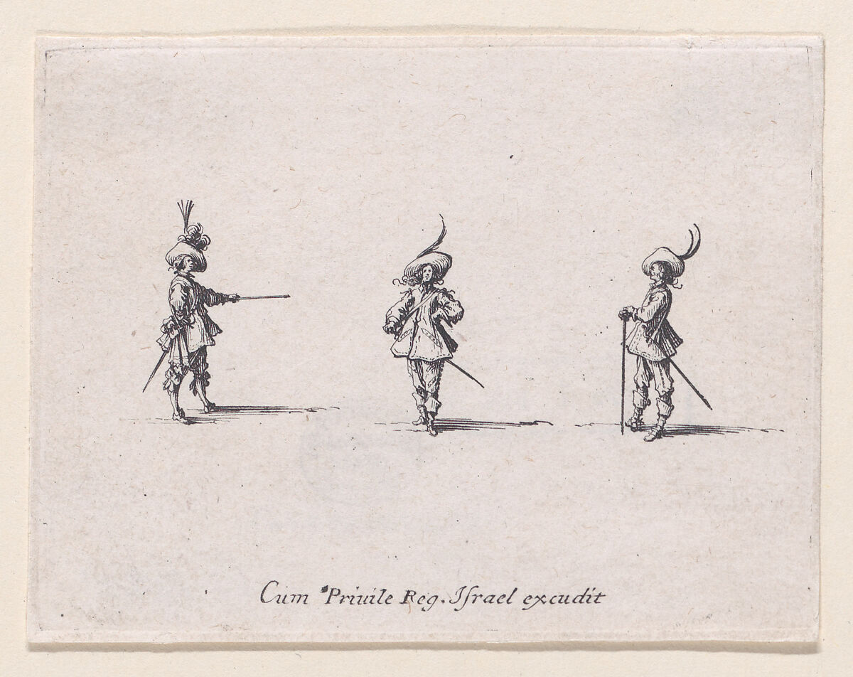 L'Ecercice Sans Armes (Unarmed Drill), from "Les Exercices Militaires" (The Military Exercises), Jacques Callot (French, Nancy 1592–1635 Nancy), Etching; first state of two (Lieure) 