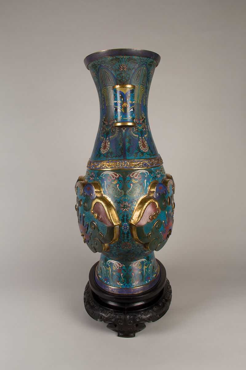 Vase, Cloisonné enamel, China