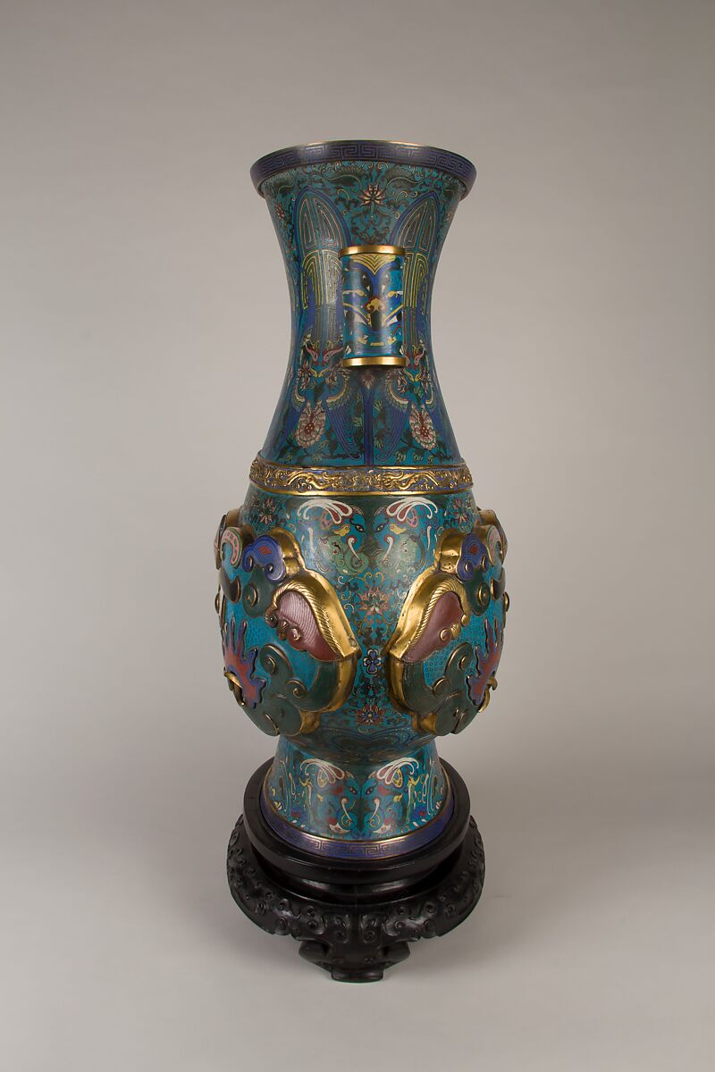 Vase, Cloisonné enamel, China