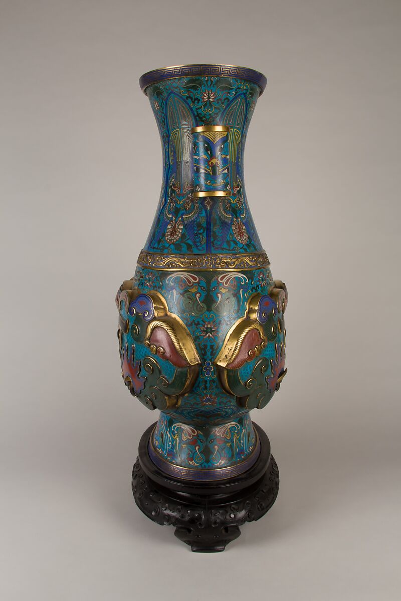 Vase, Cloisonné enamel, China