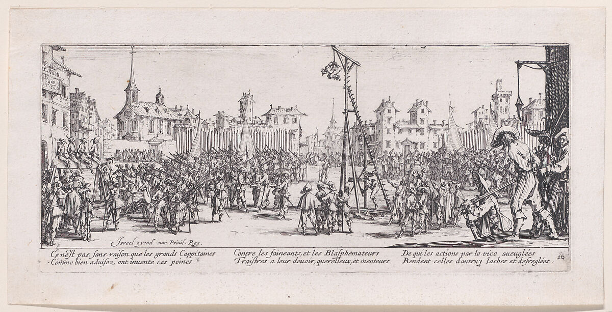 Jacques Callot | L'Estrapade (The Strappado), from Les Misères et