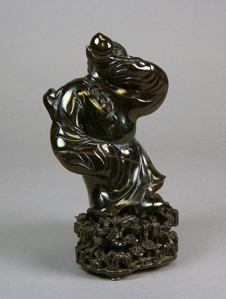 Daoist Immortal Liu Hai, Smoky quartz, China