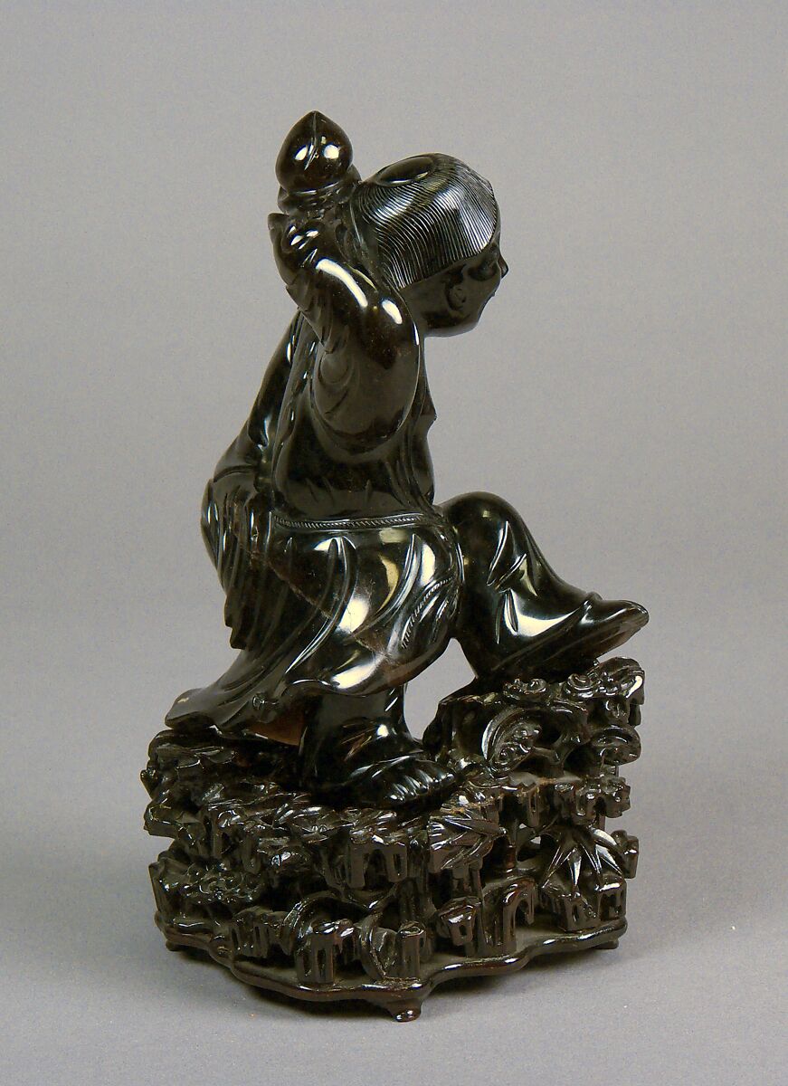 Daoist Immortal Liu Hai, Smoky quartz, China