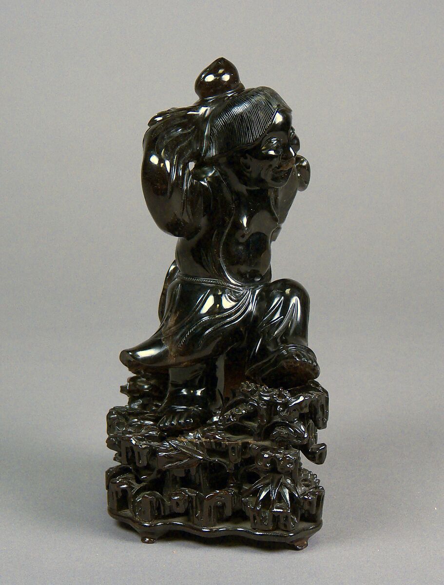 Daoist Immortal Liu Hai, Smoky quartz, China