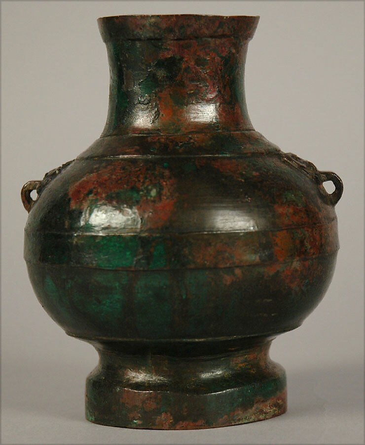 Wine container (Hu) in the style of the Han dynasty, Bronze, China