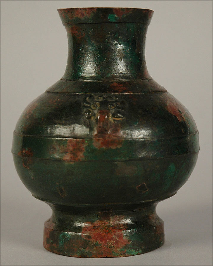 Wine container (Hu) in the style of the Han dynasty, Bronze, China