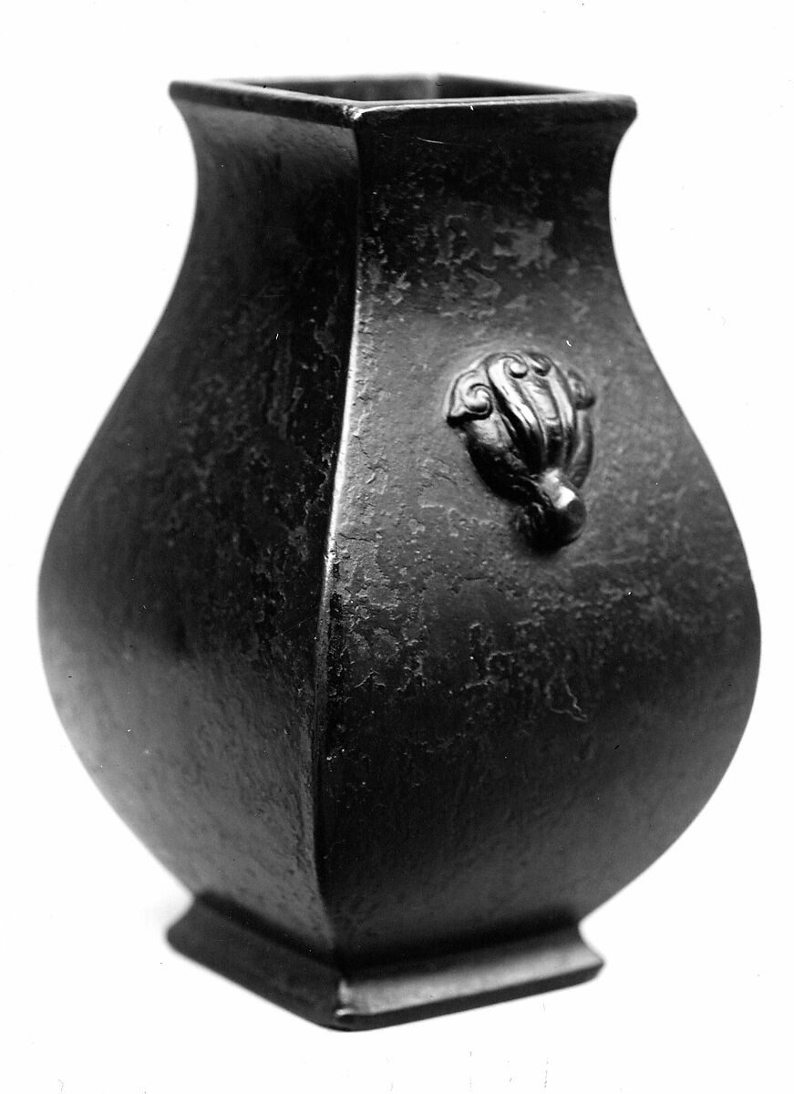 Vase (Fang), Bronze, China 