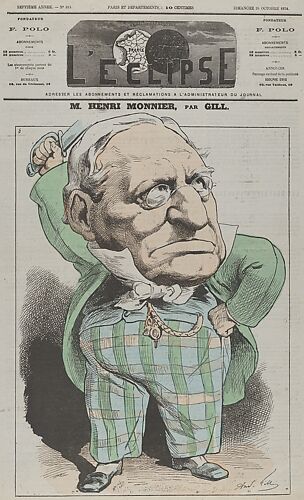M. Henri [sic] Monnier, from 
