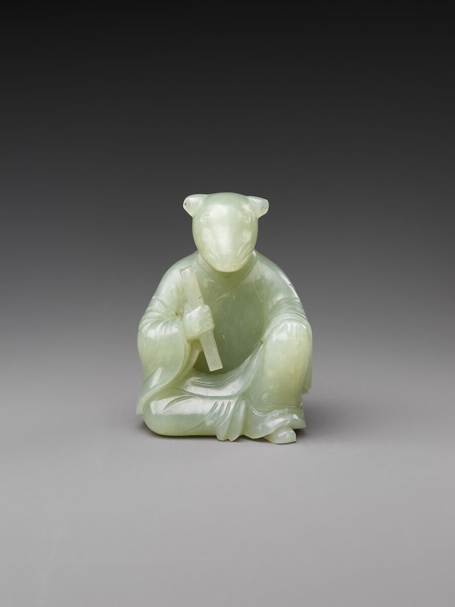 Twelve animals of the Chinese zodiac, Jade (nephrite), China