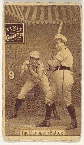Card 9, The Champion Batter, from the series 