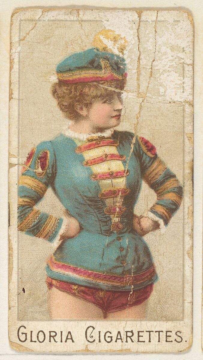 From the series "Sports Girls" (C190), issued by the American Cigarette Company, Ltd., Montreal, to promote Gloria Cigarettes, Issued by the American Cigarette Company, Ltd. (Montreal), Commercial color lithograph 