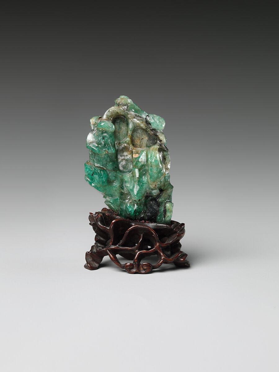 Miniature mountains representing the mythical realm Penglai, Emerald, China