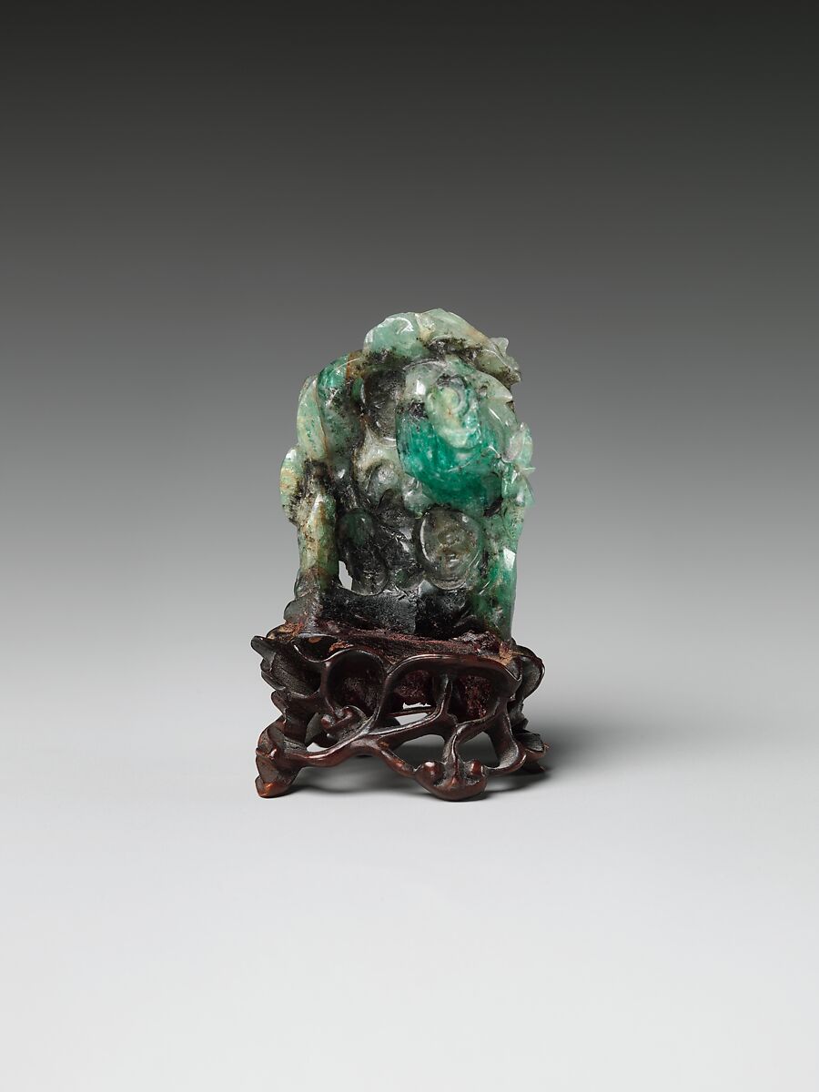 Miniature mountains representing the mythical realm Penglai, Emerald, China