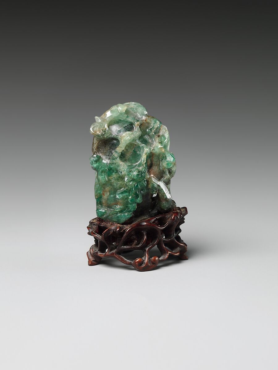 Miniature mountains representing the mythical realm Penglai, Emerald, China
