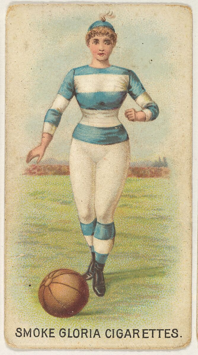From the series "Sports Girls" (C190), issued by the American Cigarette Company, Ltd., Montreal, to promote Gloria Cigarettes, Issued by the American Cigarette Company, Ltd. (Montreal), Commercial color lithograph 