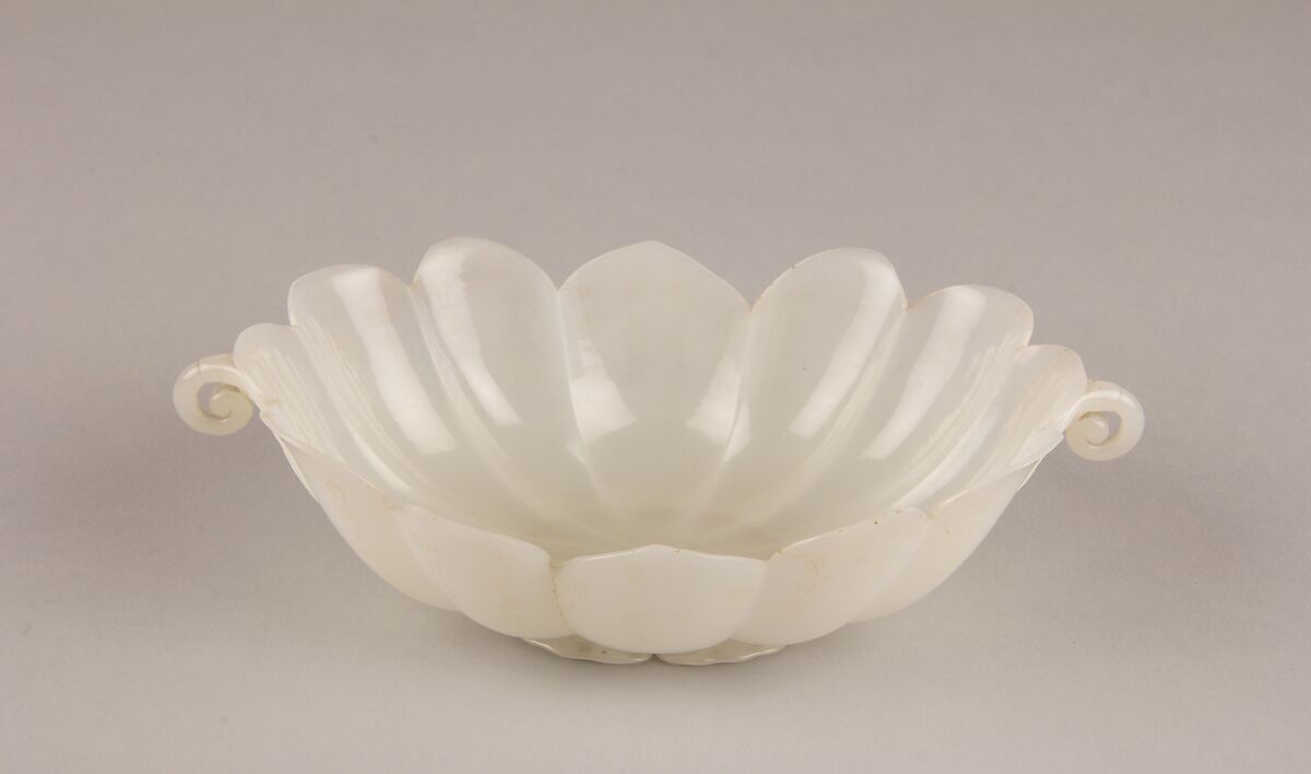 Flower-Shaped Bowl, Jade (nephrite), India