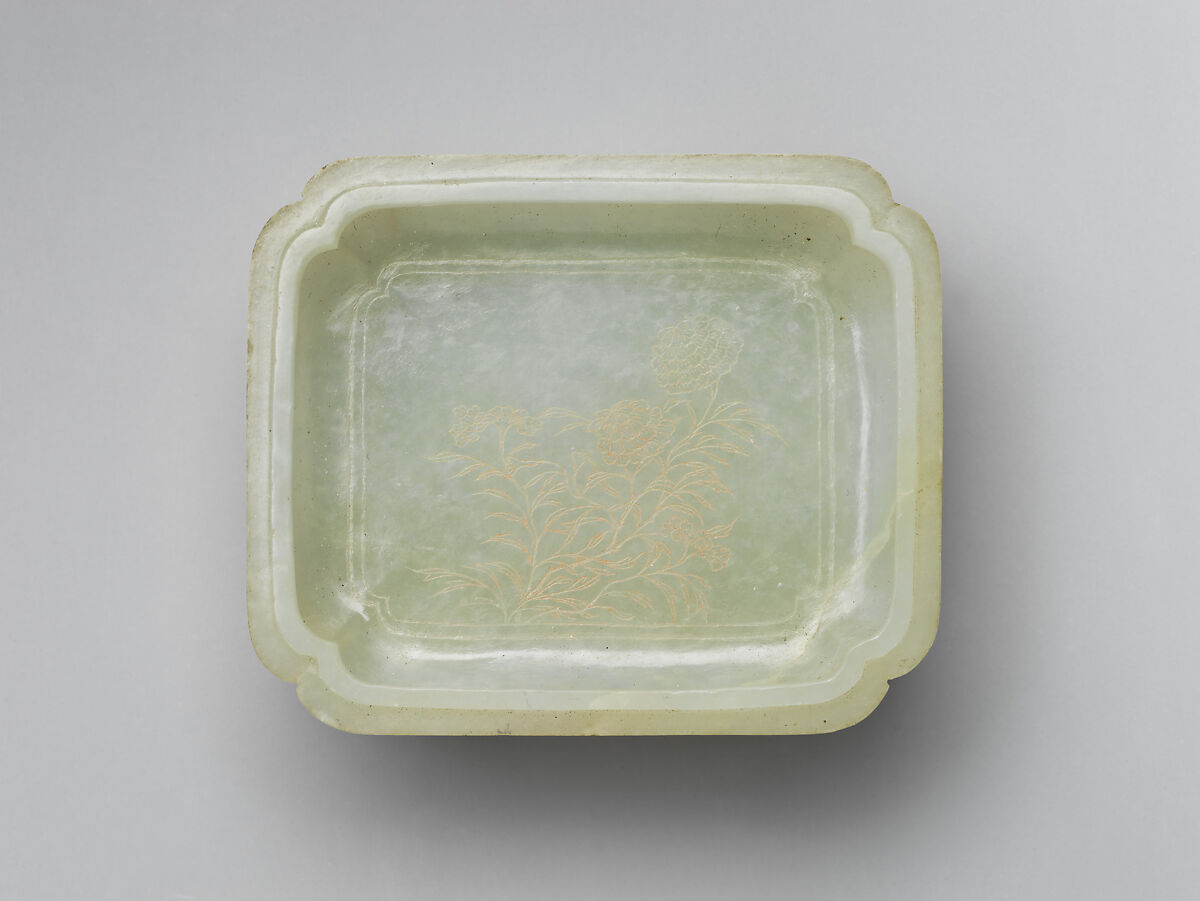 Box, Jade (nephrite), China