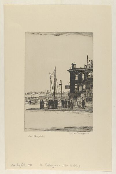 Old New York, Albert E. Flanagan (American, Newark, New Jersey 1884–1969 New York), Etching 