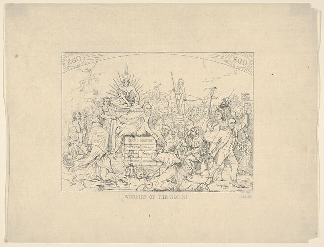 Worship of the North (from Confederate War Etchings)