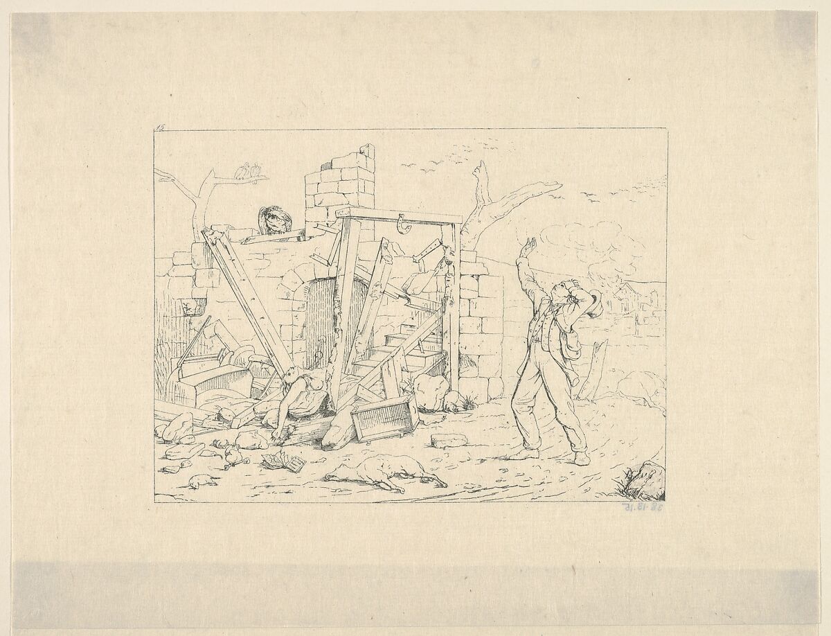 Tracks of the Armies (from Confederate War Etchings), Adalbert John Volck (American (born Germany), Augsburg 1828–1912 Baltimore, Maryland), Etching 