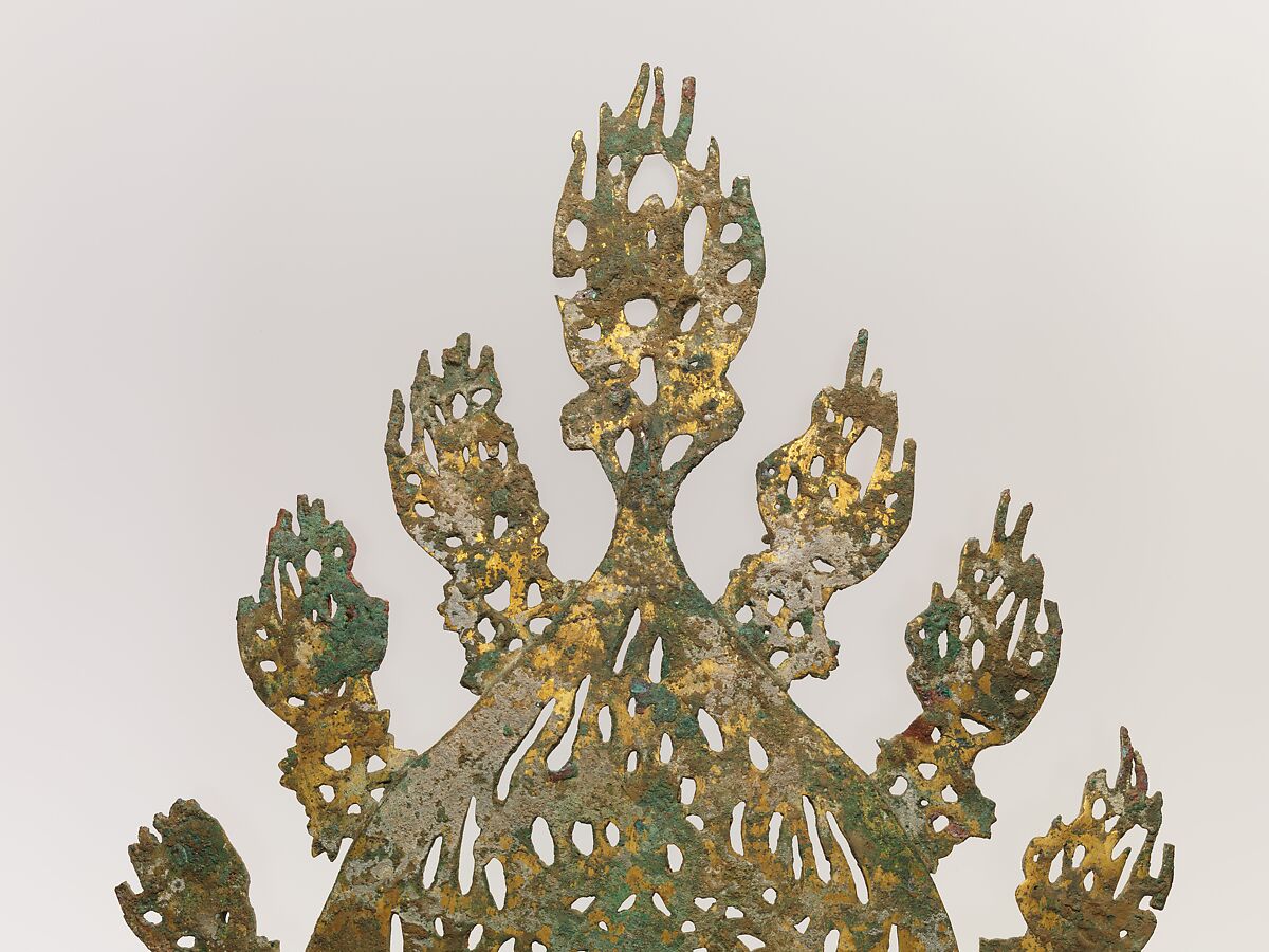 Buddha Maitreya (Mile) Altarpiece, Gilt bronze, China