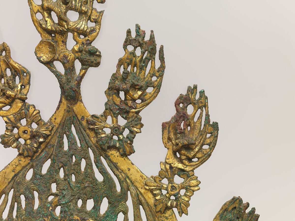 Buddha Maitreya (Mile) Altarpiece, Gilt bronze, China