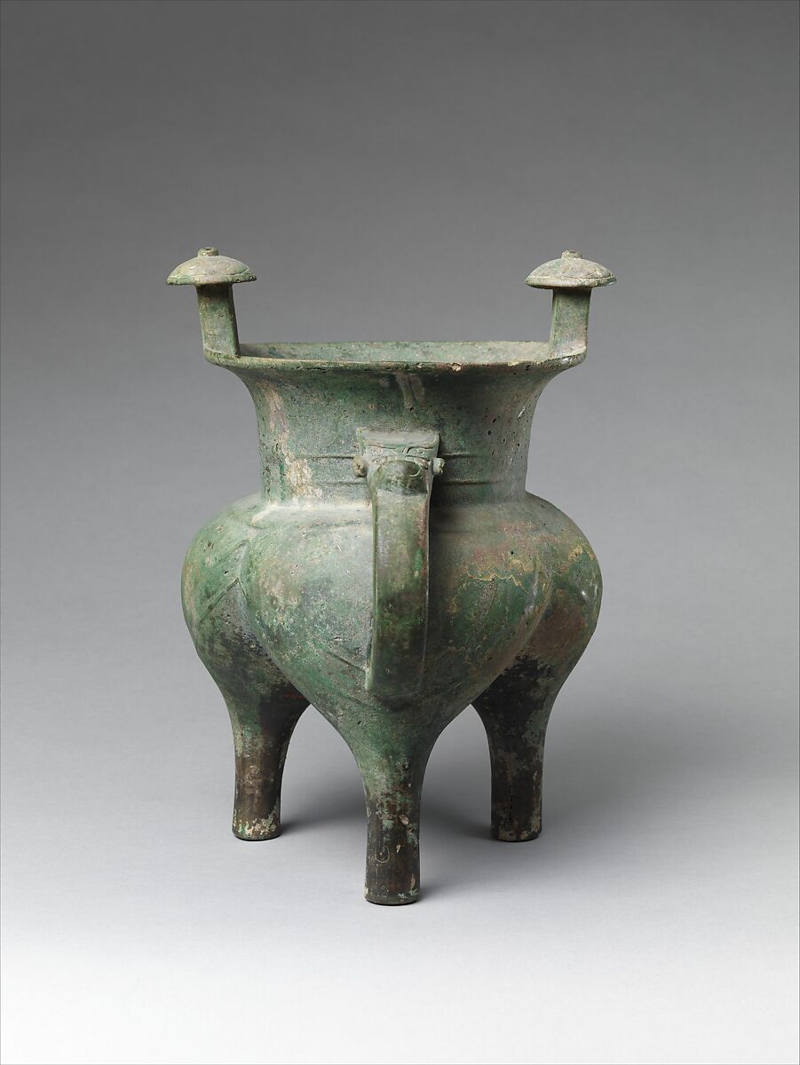 Ritual Wine Container (Jia), Bronze, China