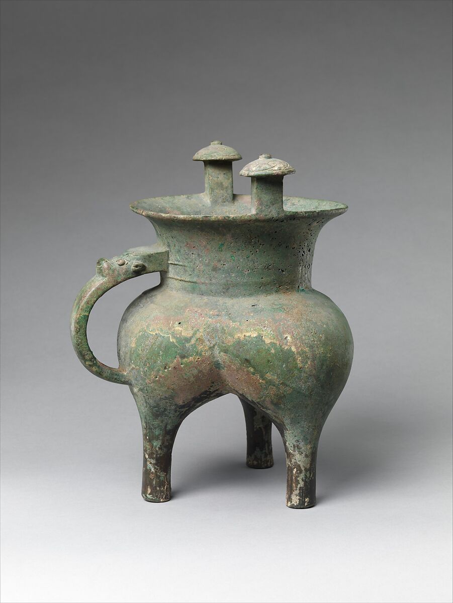 Ritual Wine Container (Jia), Bronze, China