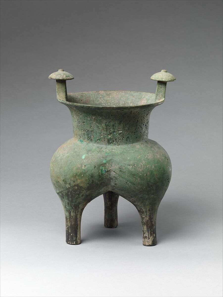 Ritual Wine Container (Jia), Bronze, China