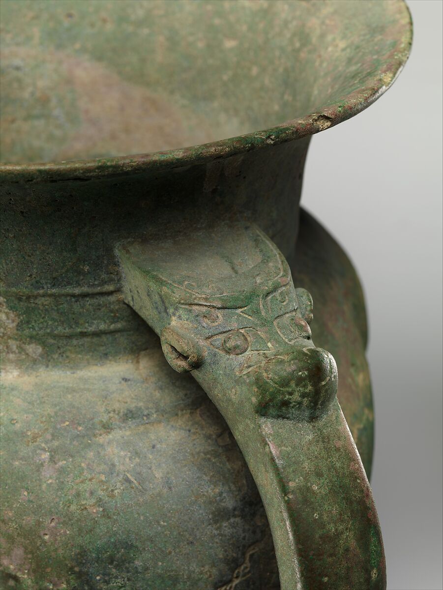 Ritual Wine Container (Jia), Bronze, China