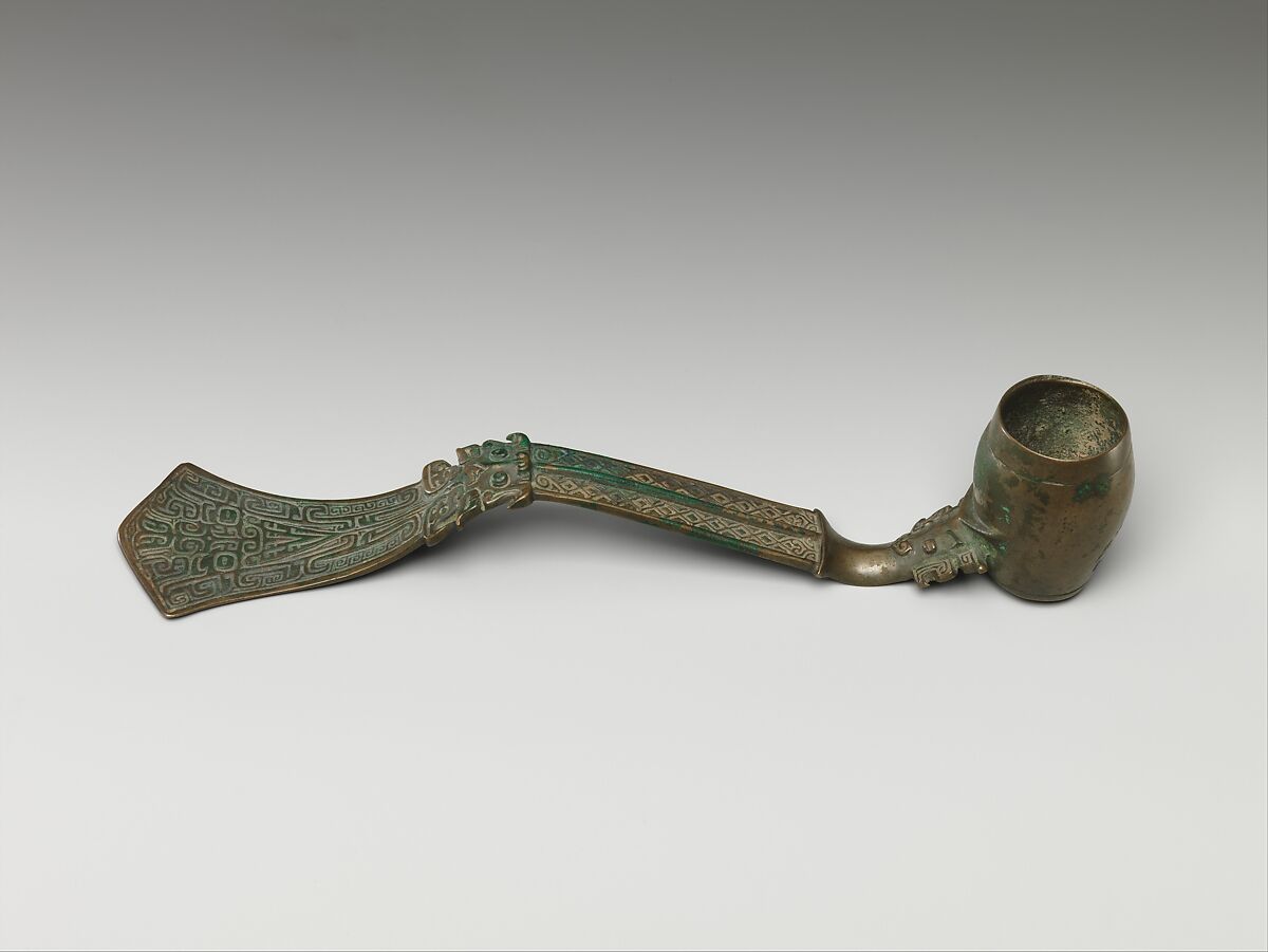 Ritual ladle (Shao), Bronze, China 