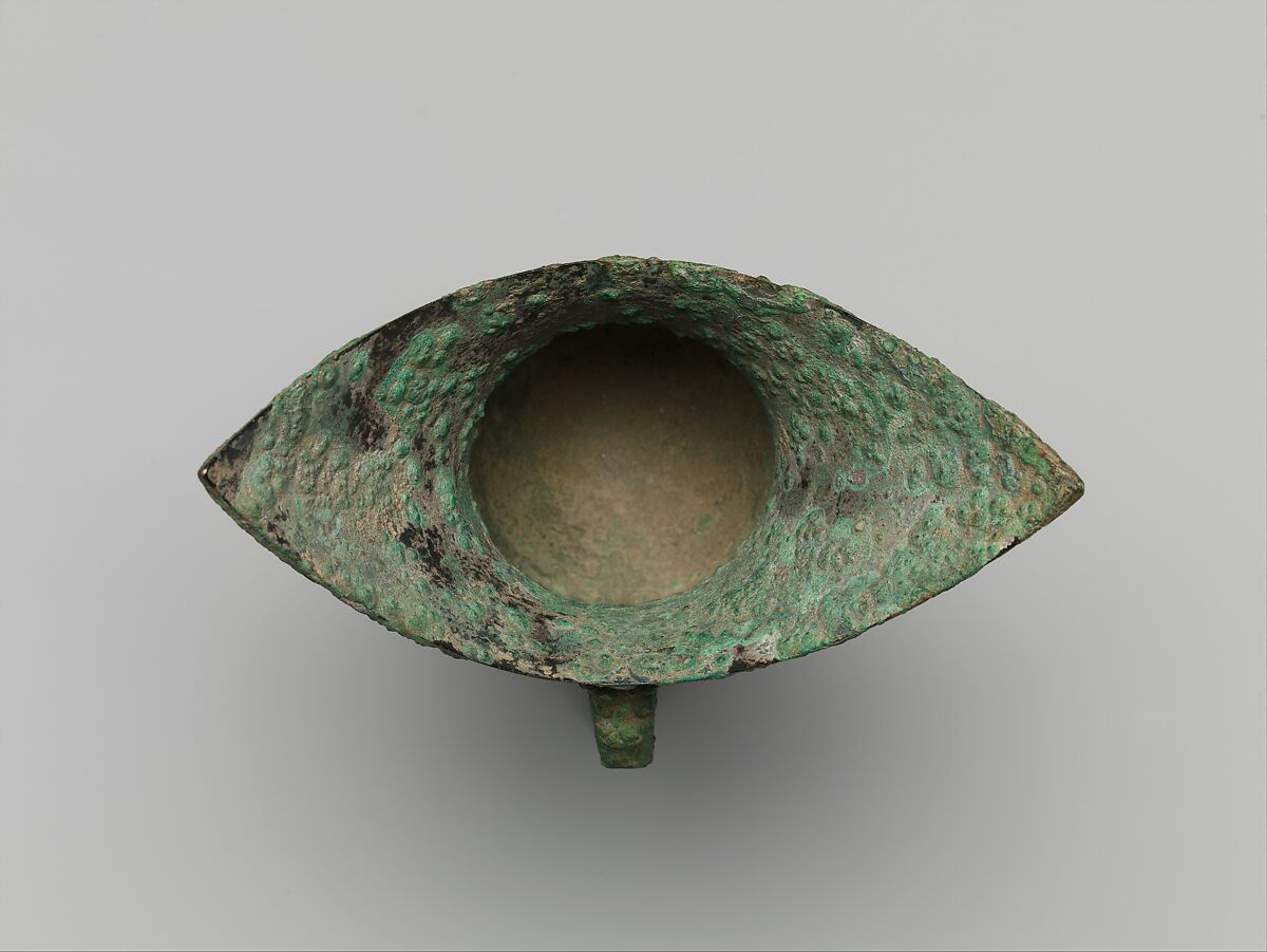 Ritual Wine Vessel (Jiao), Bronze, China