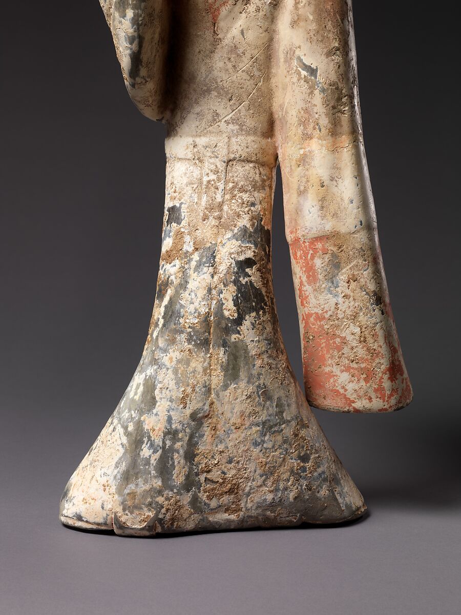 Female Dancer, Earthenware with slip and pigment, China