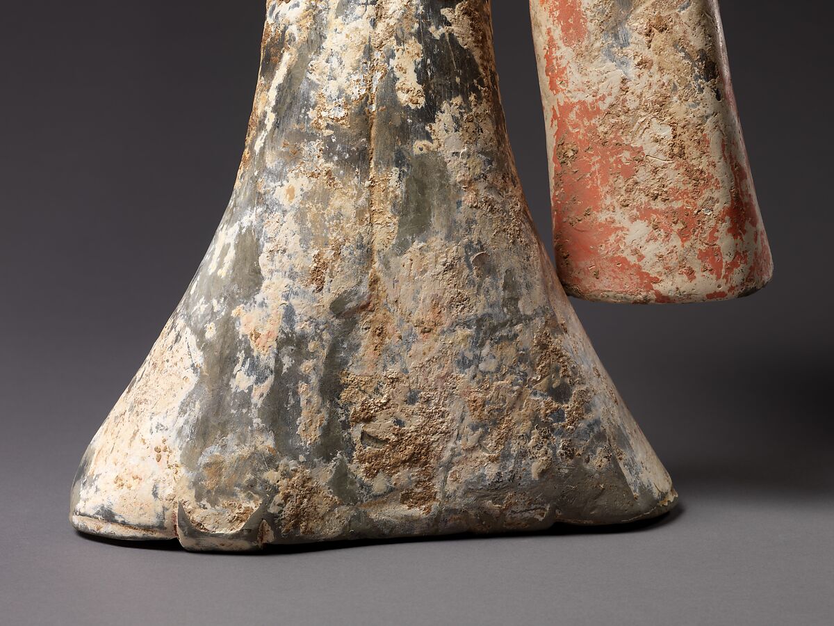 Female Dancer, Earthenware with slip and pigment, China