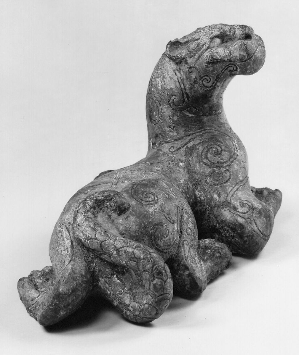 Reclining tiger, Bronze, China