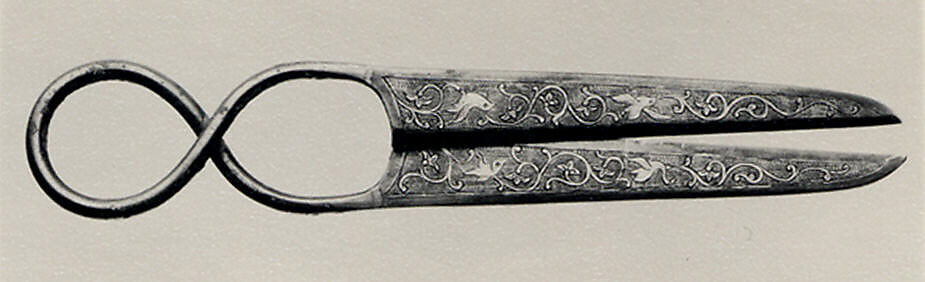 Scissors, Silver with parcel gilding, China 