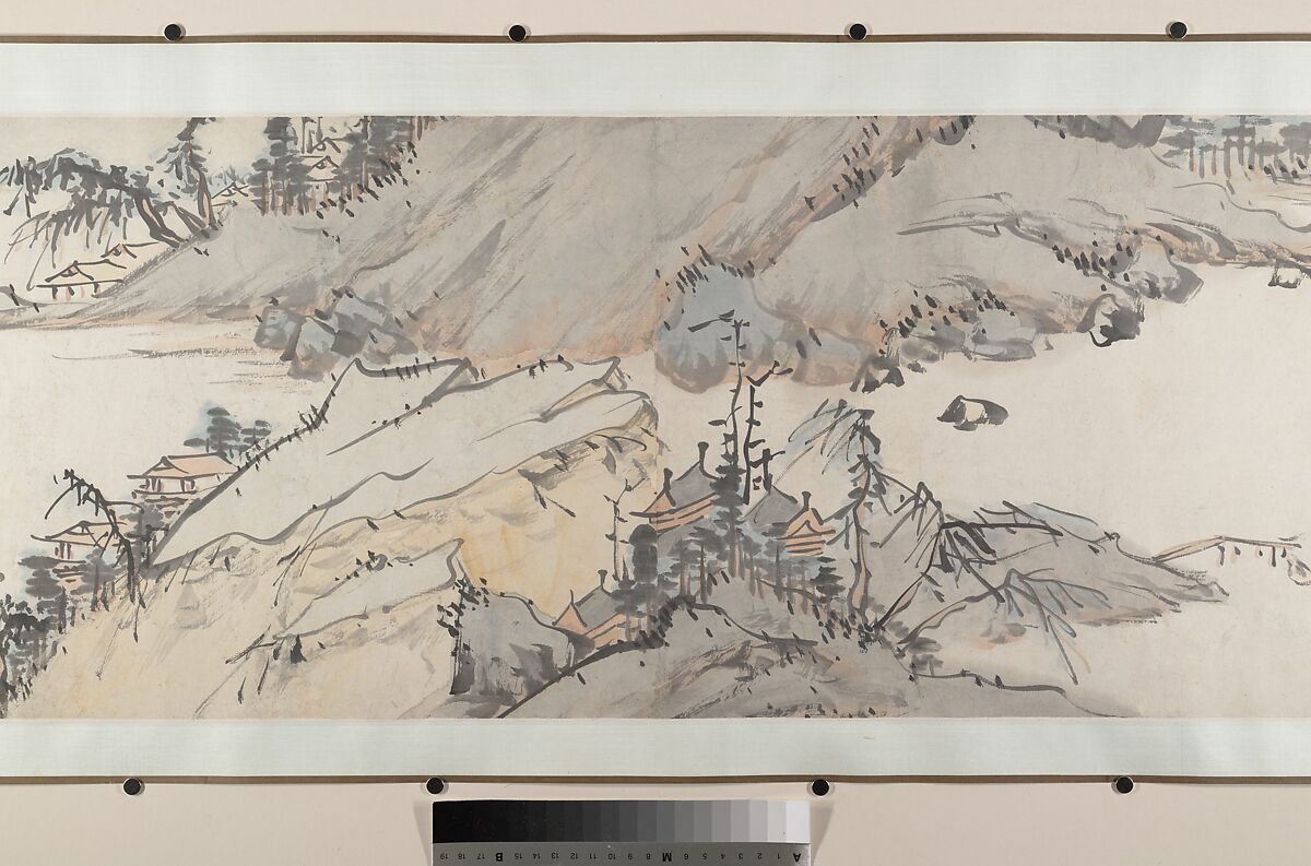 River Landscape, Attributed to Chen Chun (Chinese, 1483–1544), Handscroll; ink and color on paper, China