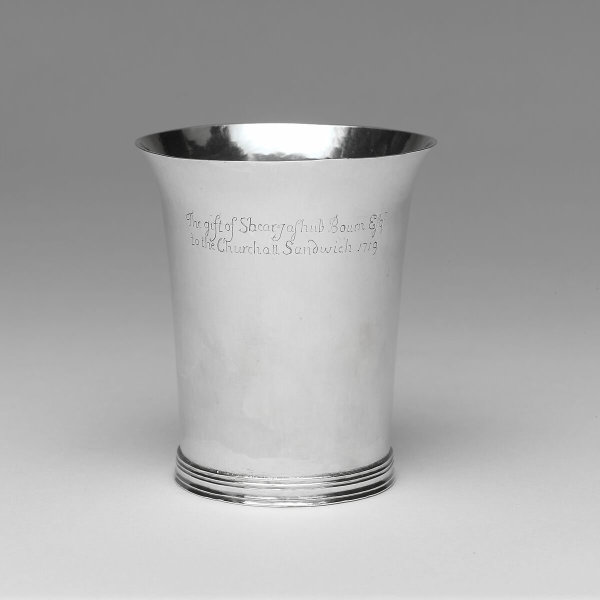 Beaker, Moody Russell (1694–1761), Silver, American 