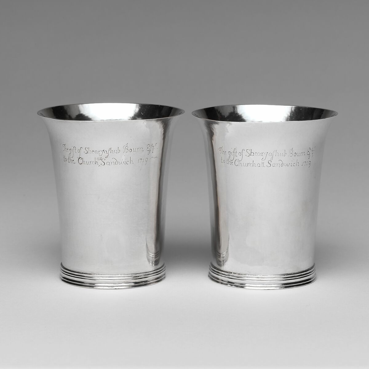 Beaker, Moody Russell (1694–1761), Silver, American