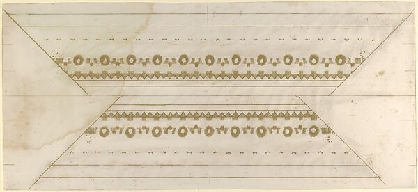 Lotus Pattern Frame, Théodore Roussel (French, Lorient, Brittany 1847–1926 St. Leonards-on-Sea, Sussex), Etching and softground 