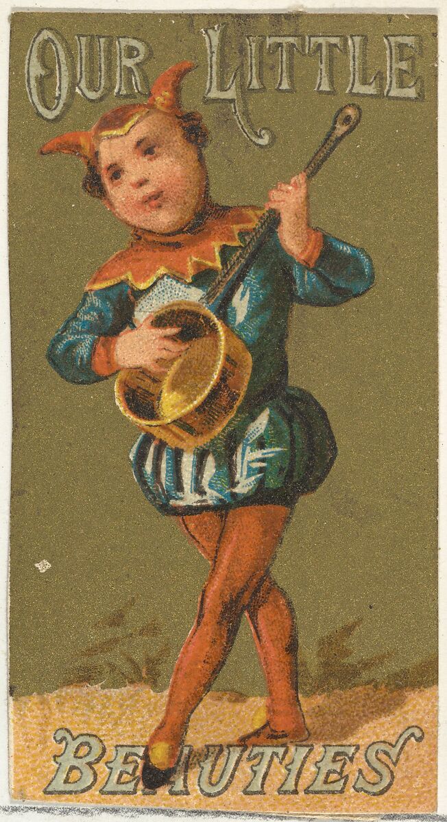 From the Girls and Children series (N58) promoting Our Little Beauties Cigarettes for Allen & Ginter brand tobacco products, Issued by Allen &amp; Ginter (American, Richmond, Virginia), Commercial color lithograph 