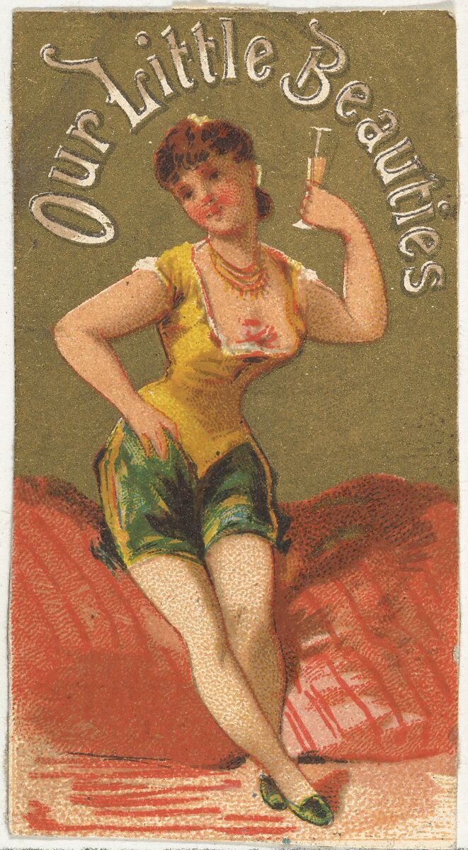 From the Girls and Children series (N58) promoting Our Little Beauties Cigarettes for Allen & Ginter brand tobacco products, Issued by Allen &amp; Ginter (American, Richmond, Virginia), Commercial color lithograph 