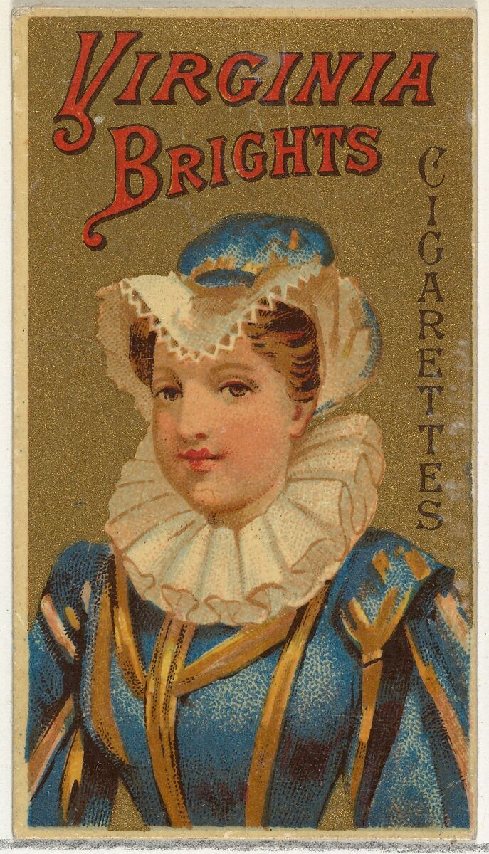 From the Girls and Children series (N64) promoting Virginia Brights Cigarettes for Allen & Ginter brand tobacco products, Issued by Allen &amp; Ginter (American, Richmond, Virginia), Commercial color lithograph 