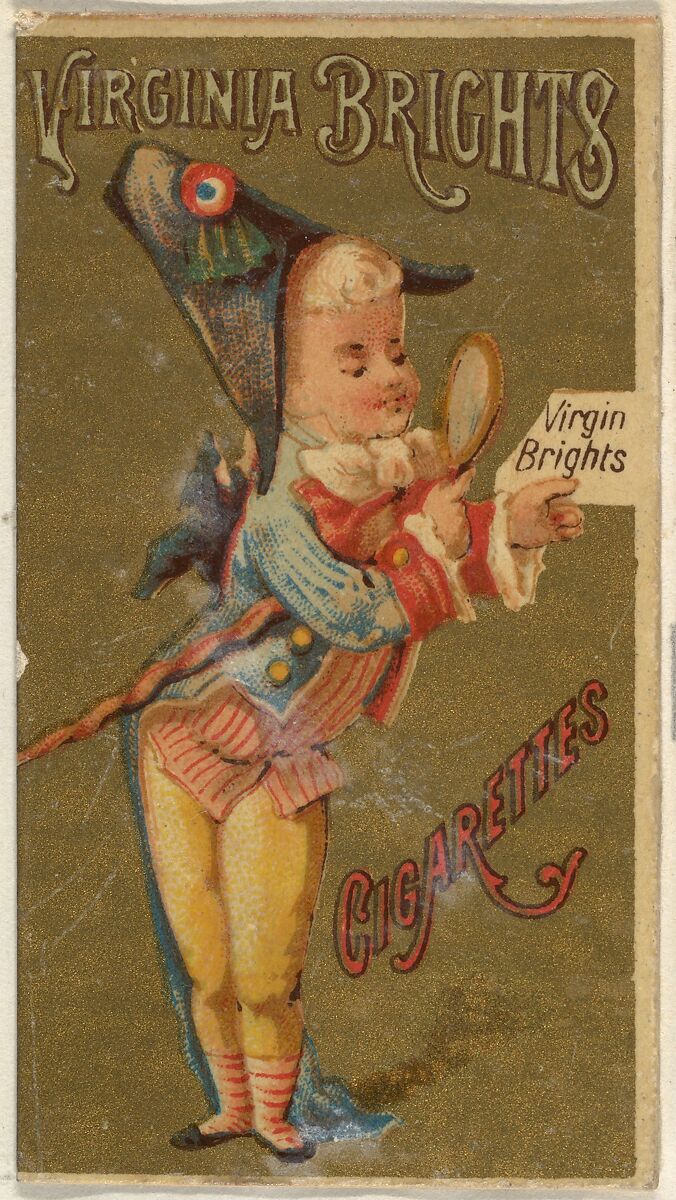 From the Girls and Children series (N64) promoting Virginia Brights Cigarettes for Allen & Ginter brand tobacco products, Issued by Allen &amp; Ginter (American, Richmond, Virginia), Commercial color lithograph 