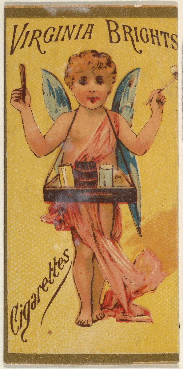 From the Girls and Children series (N64) promoting Virginia Brights Cigarettes for Allen & Ginter brand tobacco products, Issued by Allen &amp; Ginter (American, Richmond, Virginia), Commercial color lithograph 