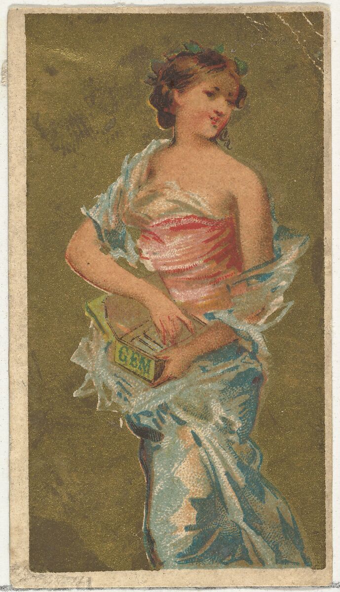 From the Girls and Children series (N65) promoting Richmond Gem Cigarettes for Allen & Ginter brand tobacco products, Issued by Allen &amp; Ginter (American, Richmond, Virginia), Commercial color lithograph 